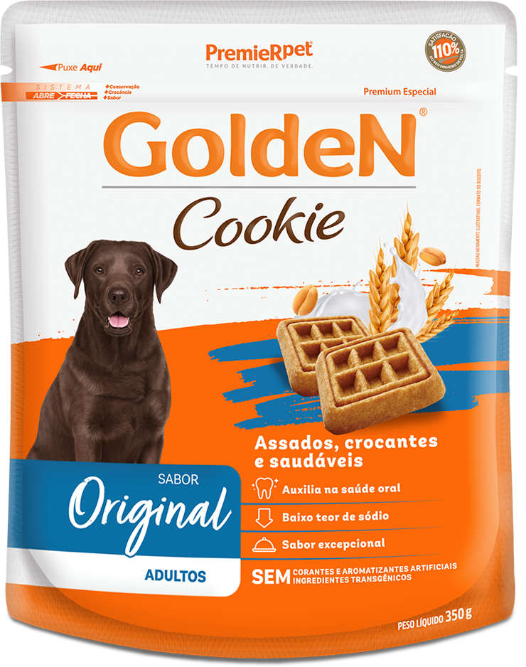 Biscoito GoldeN para Cães Adultos Sabor Original - 350g