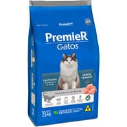 Ração Seca Premier Pet Ambientes Internos Frango 6 Meses a 6 Anos para Gatos Castrados- 7,5Kg