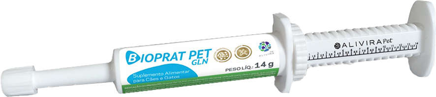 Suplemento Alimentar Bioprat Pet GLN para Cães e Gatos - 14 g