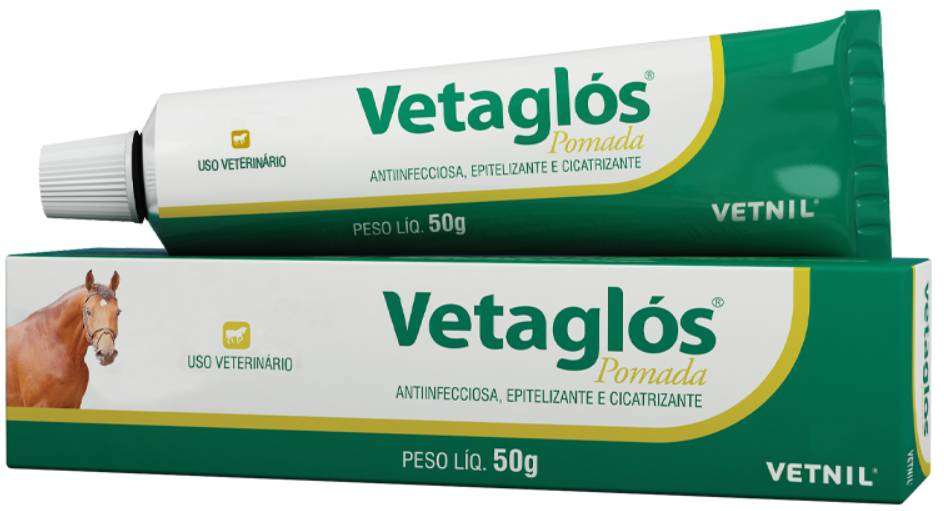 Pomada Cicatrizante Vetnil Vetaglos - 50 g