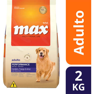 Ração Total Max Cordeiro Frango e Arroz para Cães Adultos