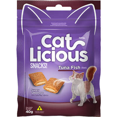 Petisco Total CatLicious Snacks Tuna Fish