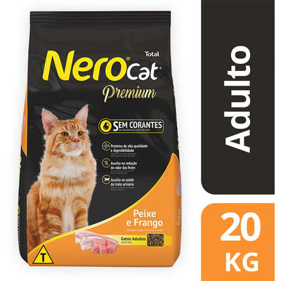 Ração Total Nero Cat Peixe e Frango para Gatos Adultos