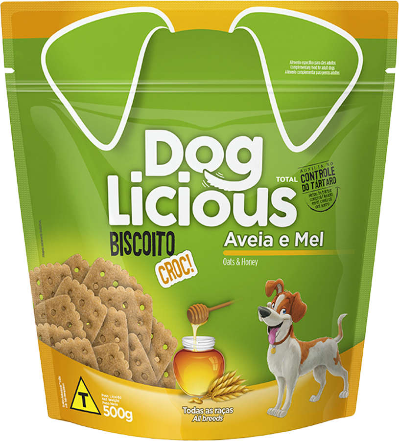 Biscoito DogLicious Biscoito Sabor Aveia e Mel - 500 g