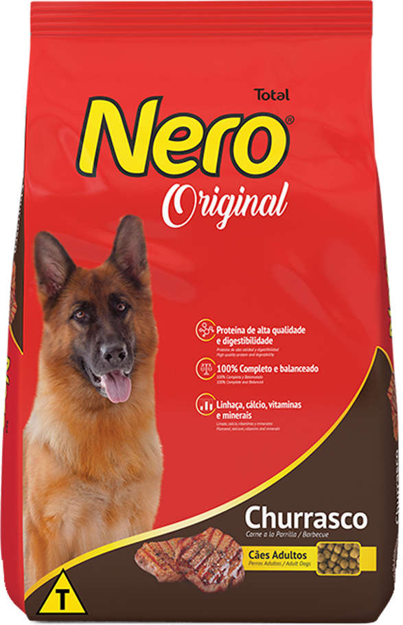 Ração Total Nero Churrasco para Cães Adultos - 20Kg