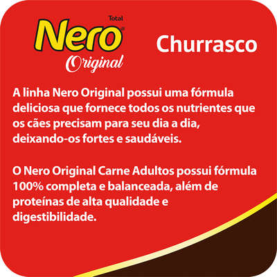 Ração Total Nero Churrasco para Cães Adultos
