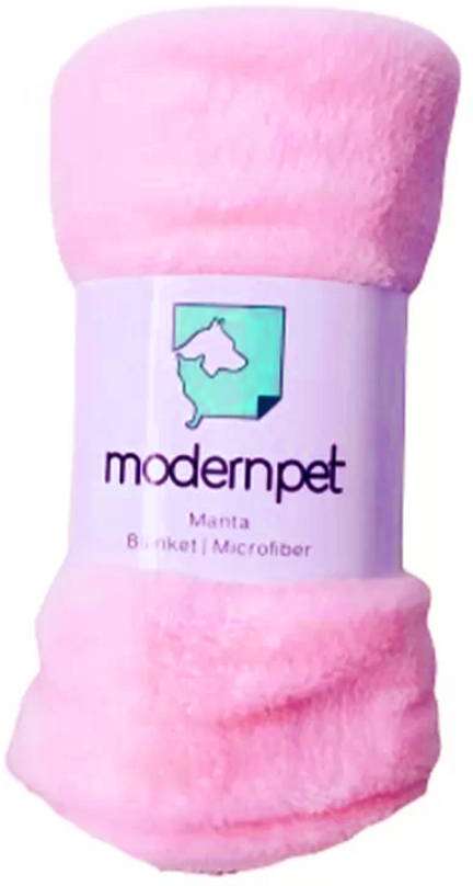 Manta Pets Microfibra Rose para Cães - Tam. Único