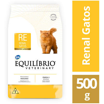 Ração Seca Total Equilíbrio Veterinary RE Renal Gatos Adultos