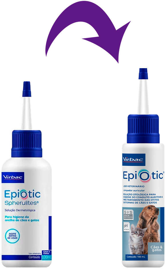 Solução Otológica Virbac Epiotic Spherulites - 100 mL