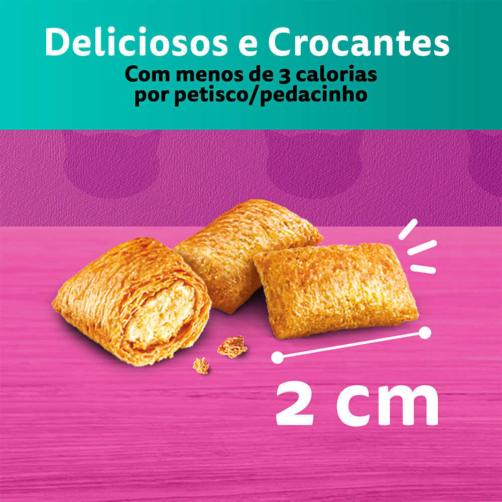 Petisco Whiskas Temptations Pelo Saudável Para Gatos Adultos - 40 g