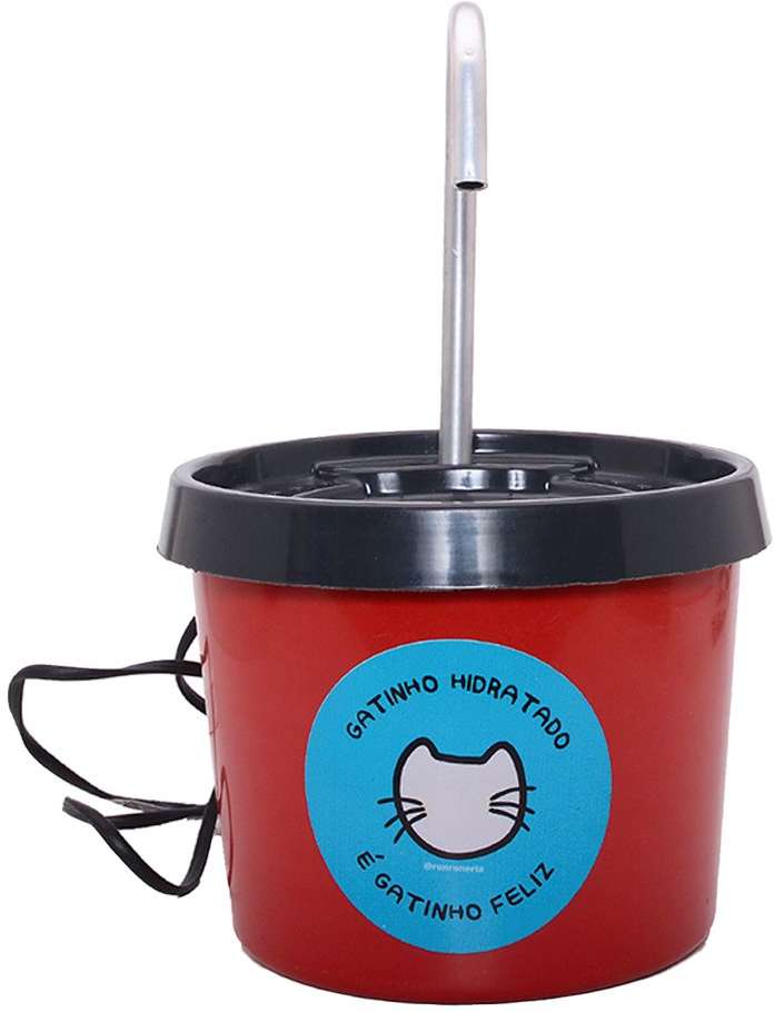 Bebedouro Fonte Vermelho para Gatos - 220V