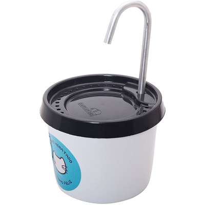 Bebedouro Fonte Branco para Gatos
