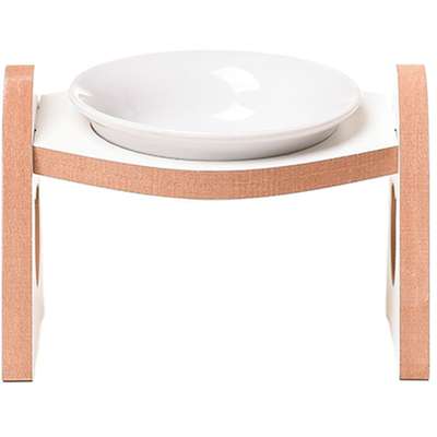 Comedouro Porcelana Branco para Gatos