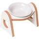 Comedouro Porcelana Branco para Gatos