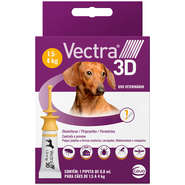 Antipulgas e Carrapatos Ceva Vectra 3D 0,8 mL para Cães de 1,5 a 4Kg - 0,8 mL