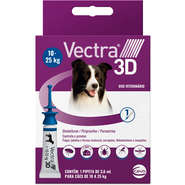 Antipulgas e Carrapatos Ceva Vectra 3D para Cães de 10 a 25Kg - 3,6 mL