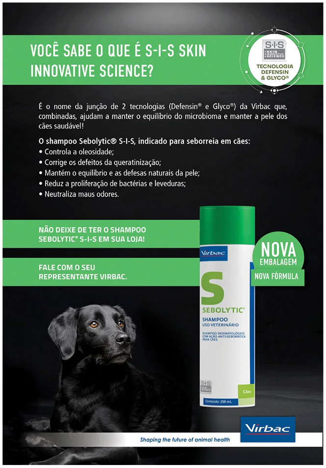 Shampoo Dermatológico Virbac Sebolytic Anti-Seborreico - 250 mL