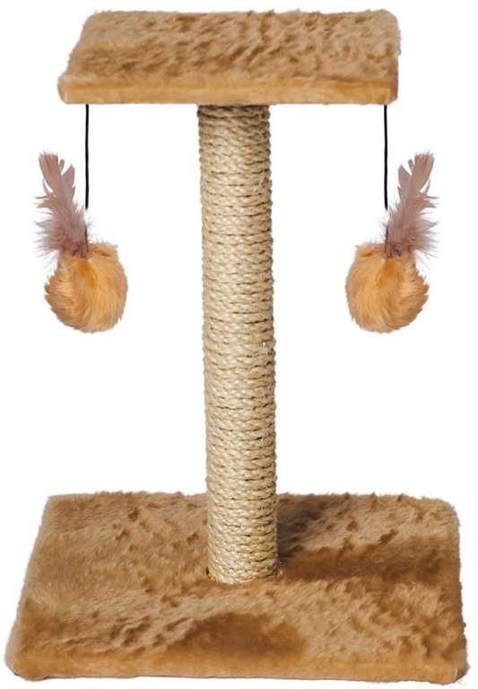 Brinquedo Arranhador Le Petin Duo Square Cat T1 Bege - Tam. Único