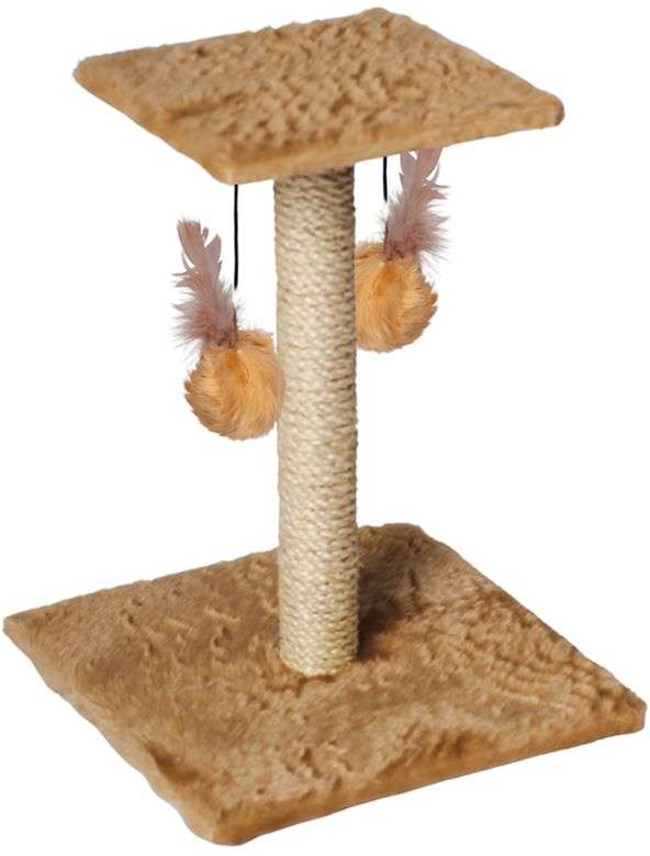 Brinquedo Arranhador Le Petin Duo Square Cat T1 Bege - Tam. Único