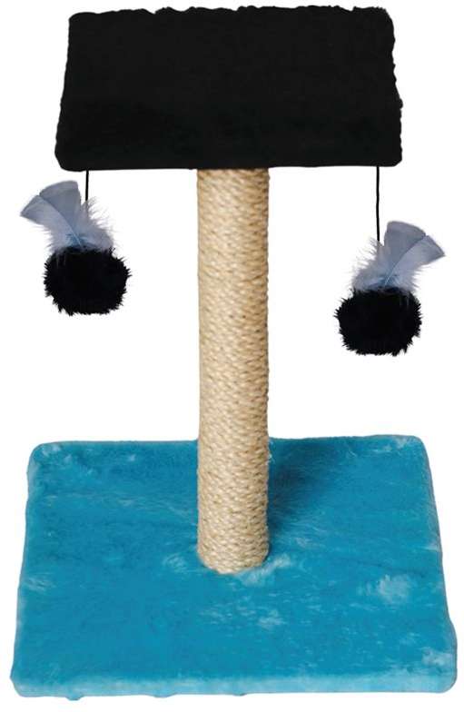 Brinquedo Arranhador Le Petin Duo Square Cat T1 Aqua/Black - Tam. Único