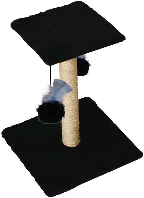 Brinquedo Arranhador Le Petin Duo Square Cat T1 Preto - Tam. Único