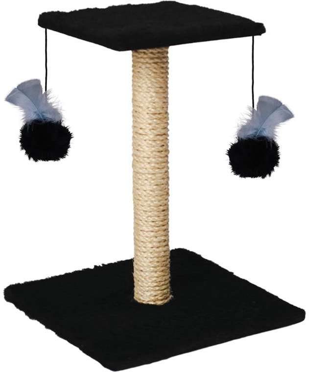 Brinquedo Arranhador Le Petin Duo Square Cat T1 Preto - Tam. Único