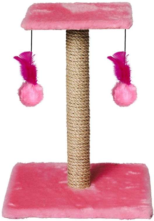 Brinquedo Arranhador Le Petin Duo Square Cat T1 Pink - Tam. Único