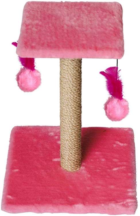 Brinquedo Arranhador Le Petin Duo Square Cat T1 Pink - Tam. Único