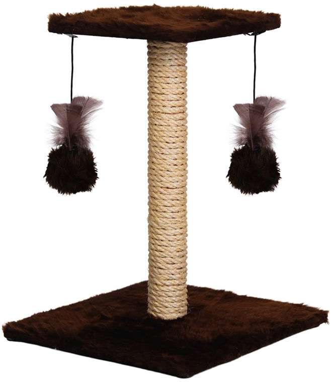 Brinquedo Arranhador Le Petin Duo Square Cat T1 Marrom - Tam. Único