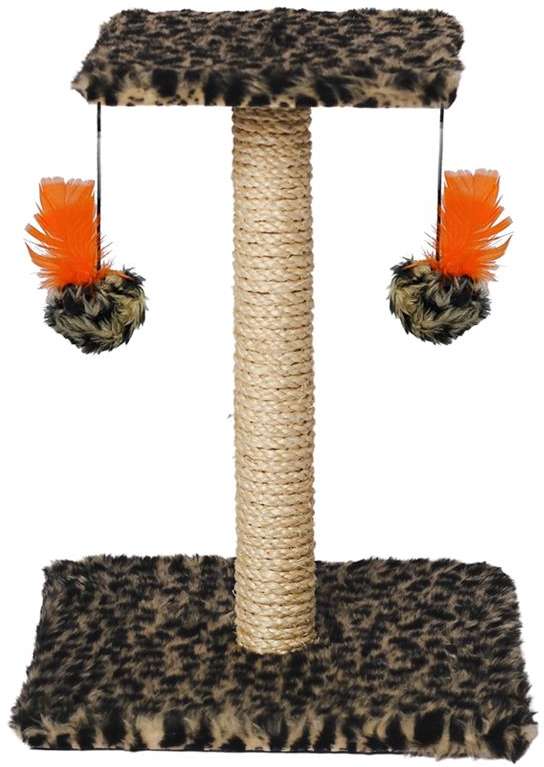 Brinquedo Arranhador Le Petin Duo Square Cat T1 Jaguatirica - Tam. Único