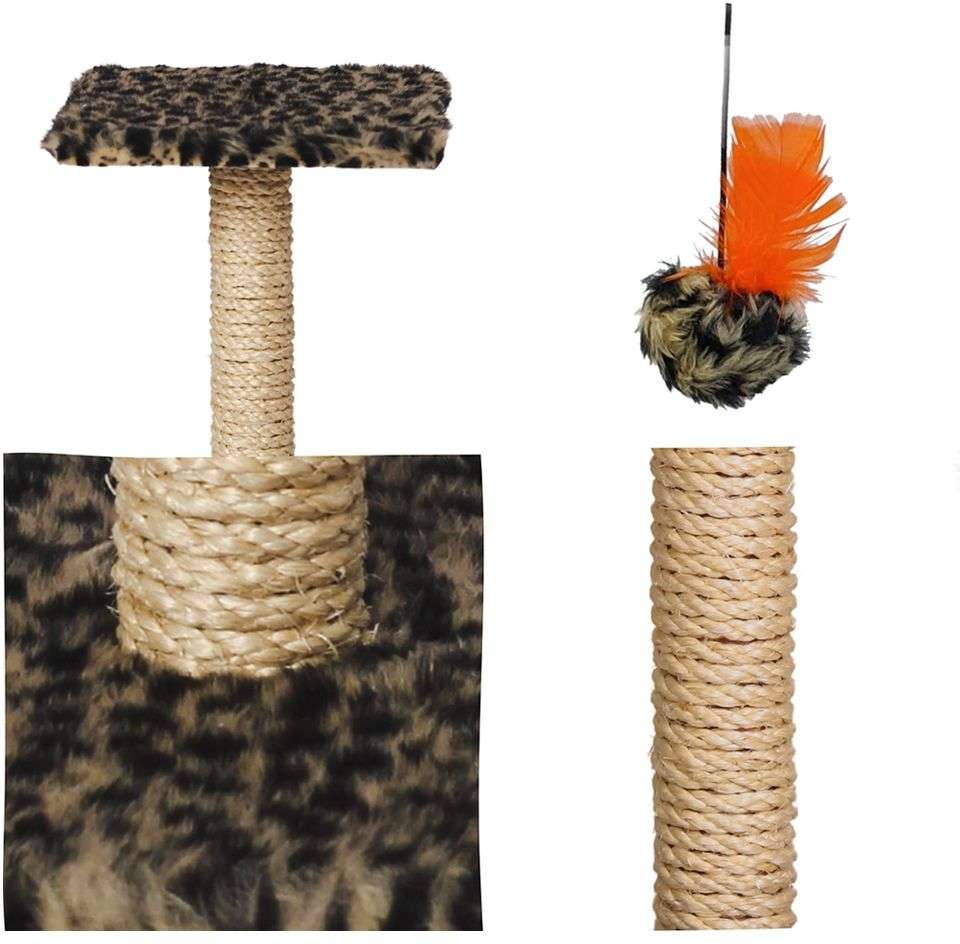Brinquedo Arranhador Le Petin Duo Square Cat T1 Jaguatirica - Tam. Único