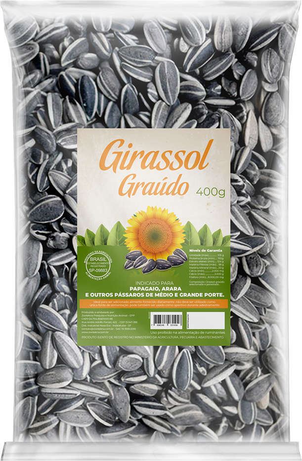 Alimento Zootekna Girassol Graúdo - 400 g