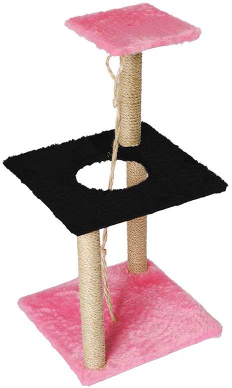 Brinquedo Arranhador Le Petin Ibiza Pink/Black - Tam. Único