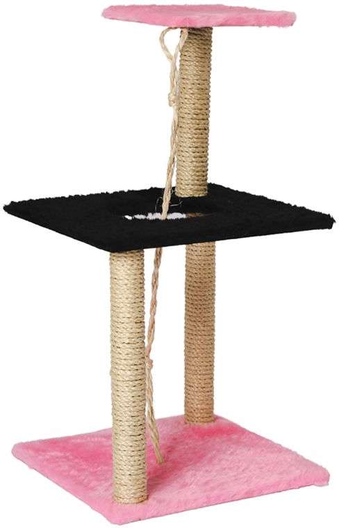 Brinquedo Arranhador Le Petin Ibiza Pink/Black - Tam. Único