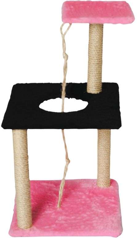 Brinquedo Arranhador Le Petin Ibiza Pink/Black - Tam. Único