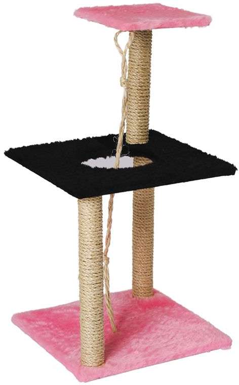 Brinquedo Arranhador Le Petin Ibiza Pink/Black - Tam. Único