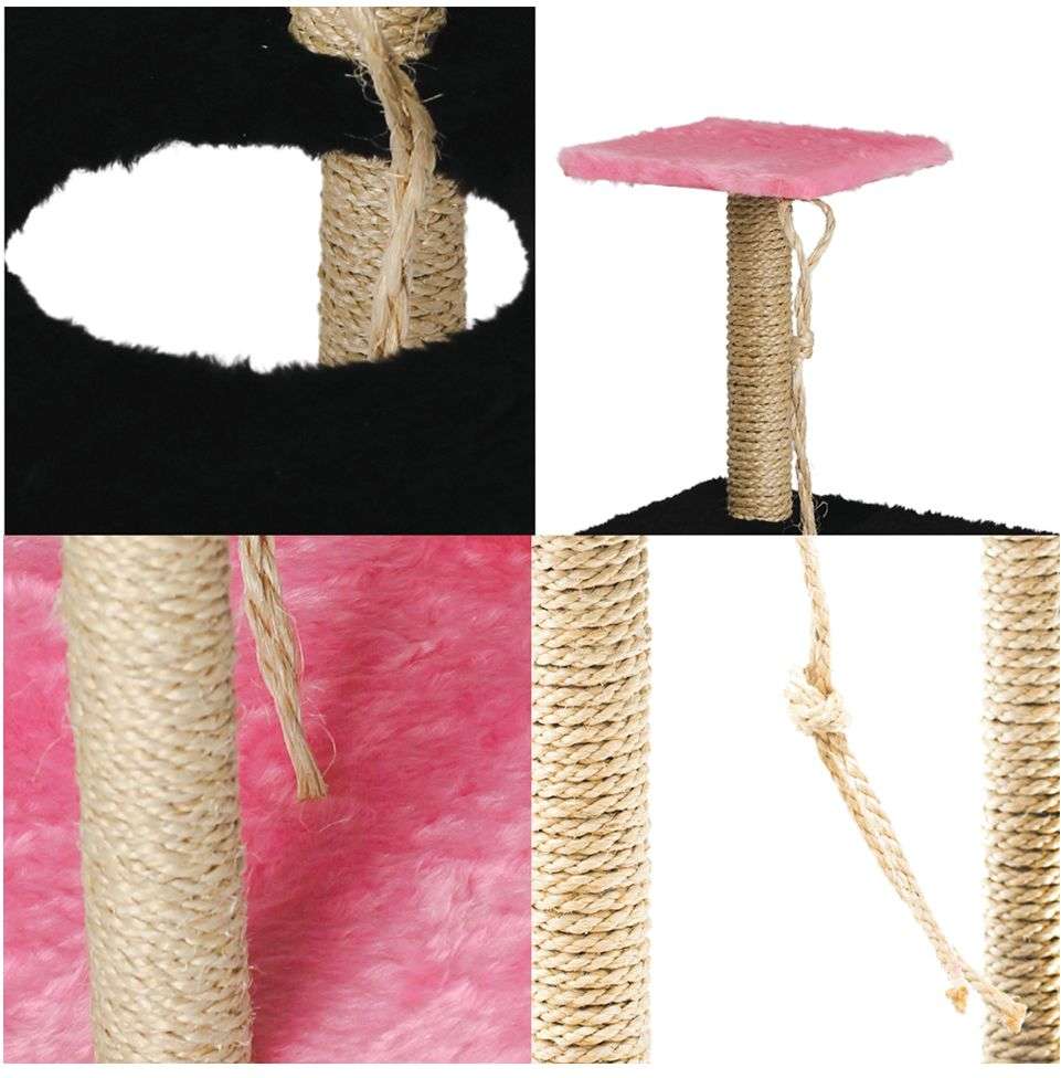 Brinquedo Arranhador Le Petin Ibiza Pink/Black - Tam. Único