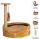 Brinquedo Arranhador Cama Le Petin Cat Conforto Bege