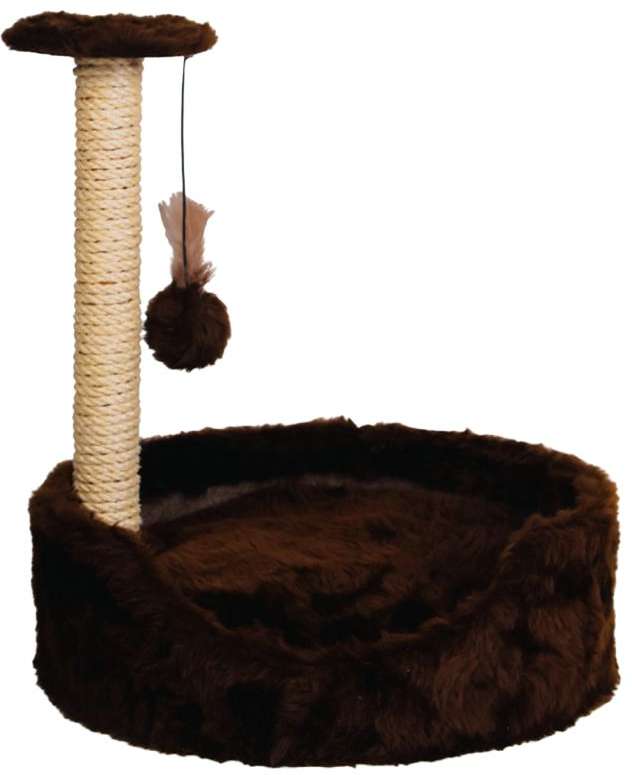 Brinquedo Arranhador Cama Le Petin Cat Conforto Marrom - Tam. Único