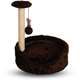 Brinquedo Arranhador Cama Le Petin Cat Conforto Marrom