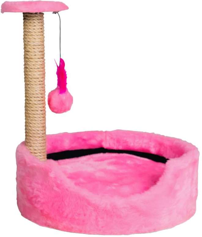 Brinquedo Arranhador Cama Le Petin Cat Conforto Pink - Tam. Único