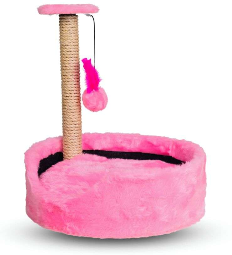 Brinquedo Arranhador Cama Le Petin Cat Conforto Pink - Tam. Único
