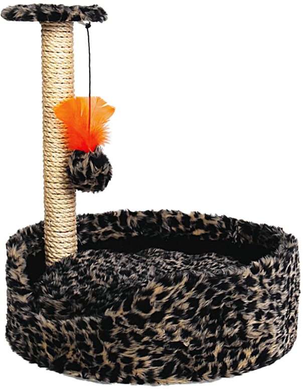 Brinquedo Arranhador Cama Le Petin Cat Conforto Jaguatirica - Tam. Único