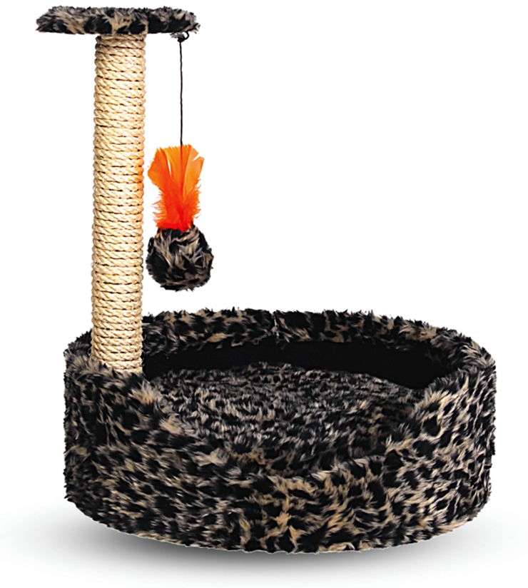 Brinquedo Arranhador Cama Le Petin Cat Conforto Jaguatirica - Tam. Único