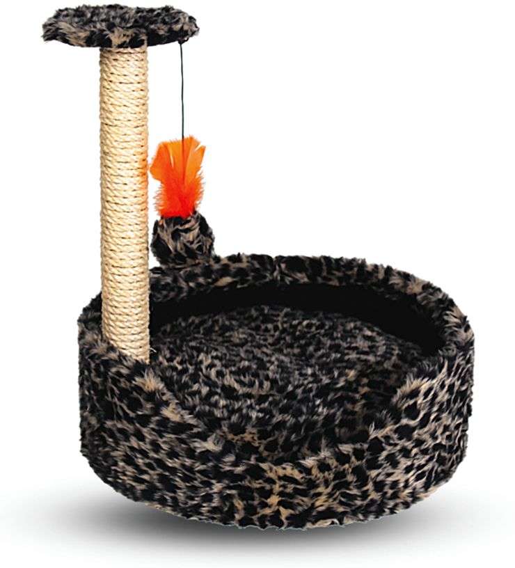 Brinquedo Arranhador Cama Le Petin Cat Conforto Jaguatirica - Tam. Único