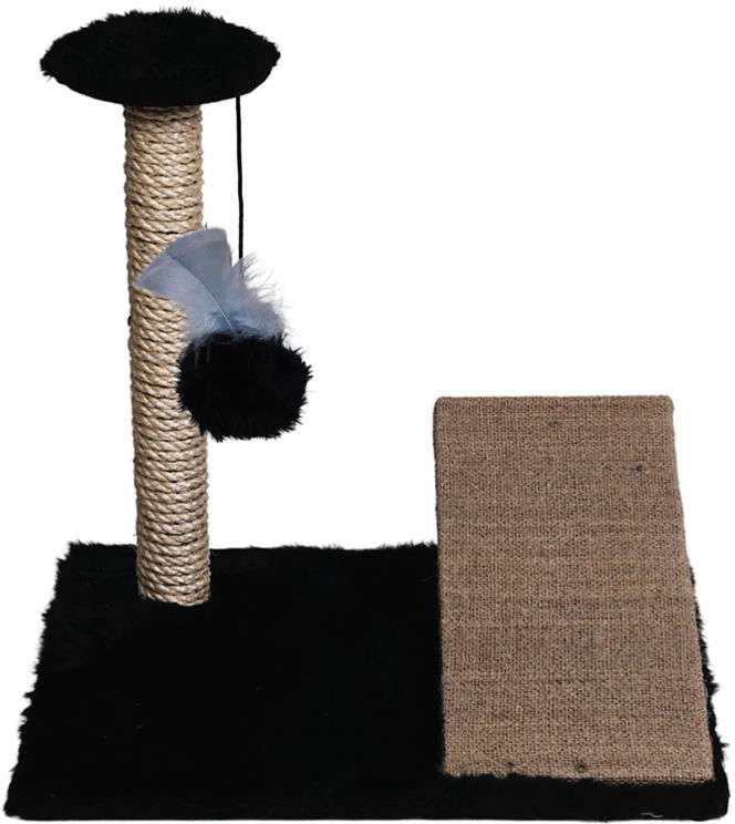 Brinquedo Arranhador com Rampa Le Petin Recreio Cat Preto - Tam. Único