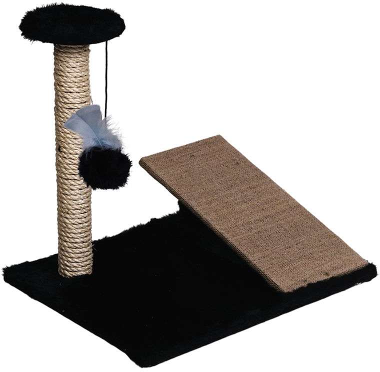 Brinquedo Arranhador com Rampa Le Petin Recreio Cat Preto - Tam. Único