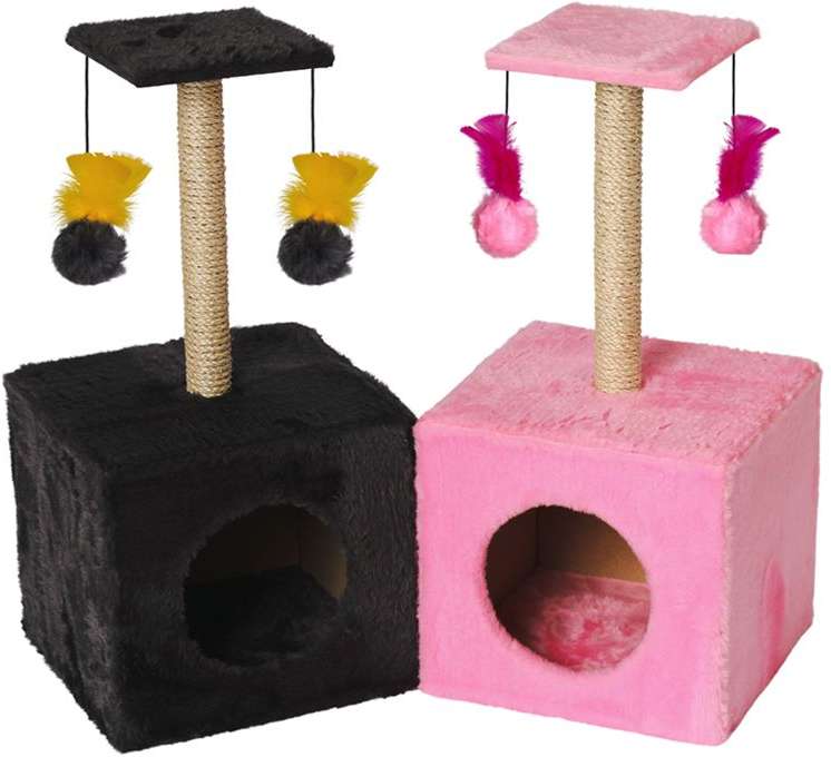Brinquedo Arranhador Toca Le Petin Box Cat Pink - Tam. Único
