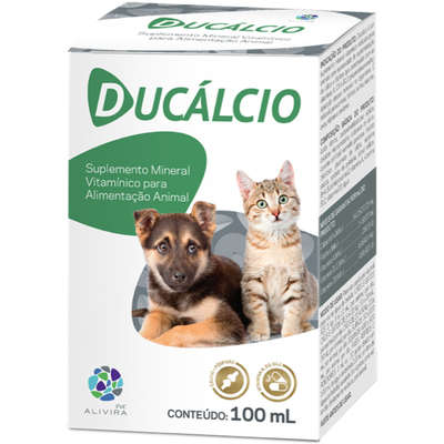 Suplemento Alivira Ducálcio para Cães e Gatos