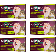 Kit Suplemento Vitamínico-Aminoácido Avert Queranon para Cães e Gatos de 5Kg - 6 Unidades